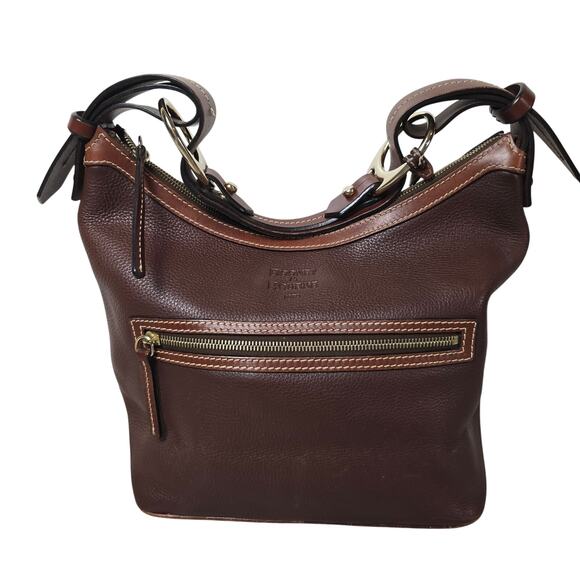 Dooney & Bourke Womens Amber Medium Stretch Slouched Shoulder Bag - Picture 1 of 10